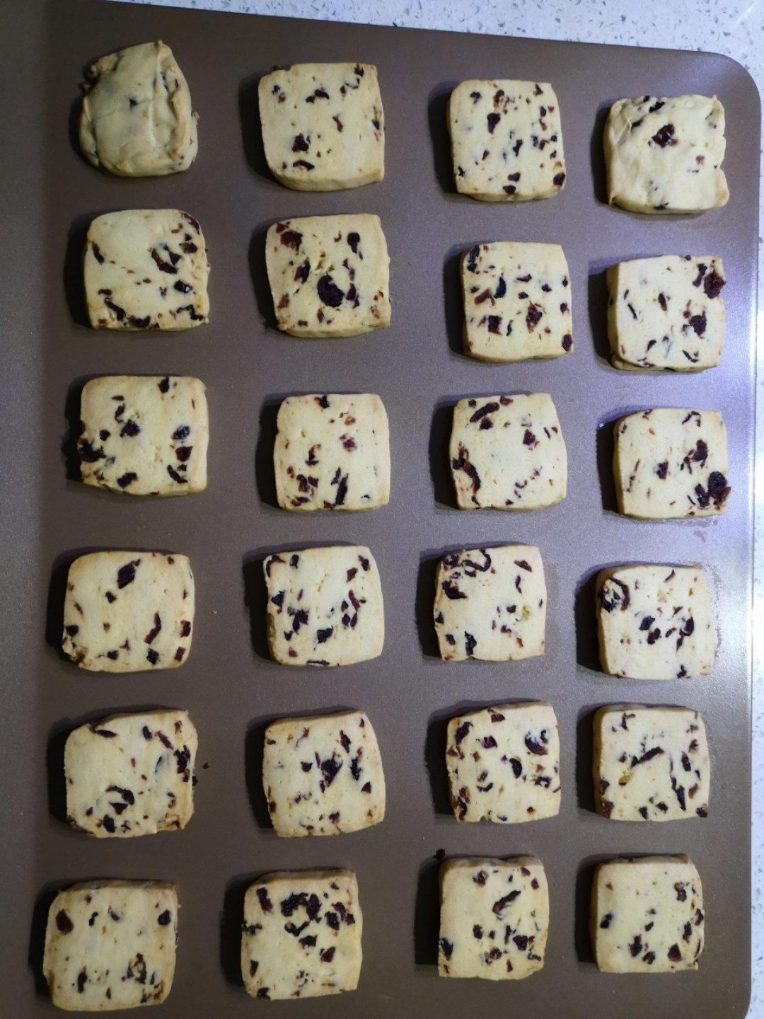 低糖少油版蔓越莓饼干