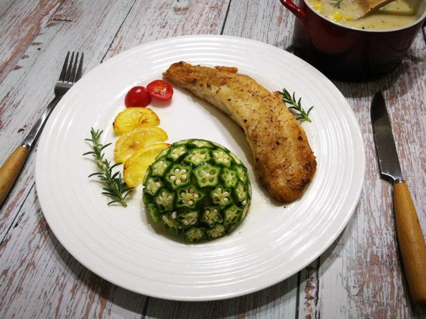 香煎龙利鱼——fit食谱系列