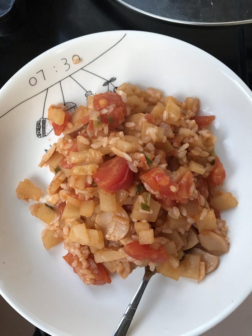 零失败❣️浓香番茄土豆烩饭