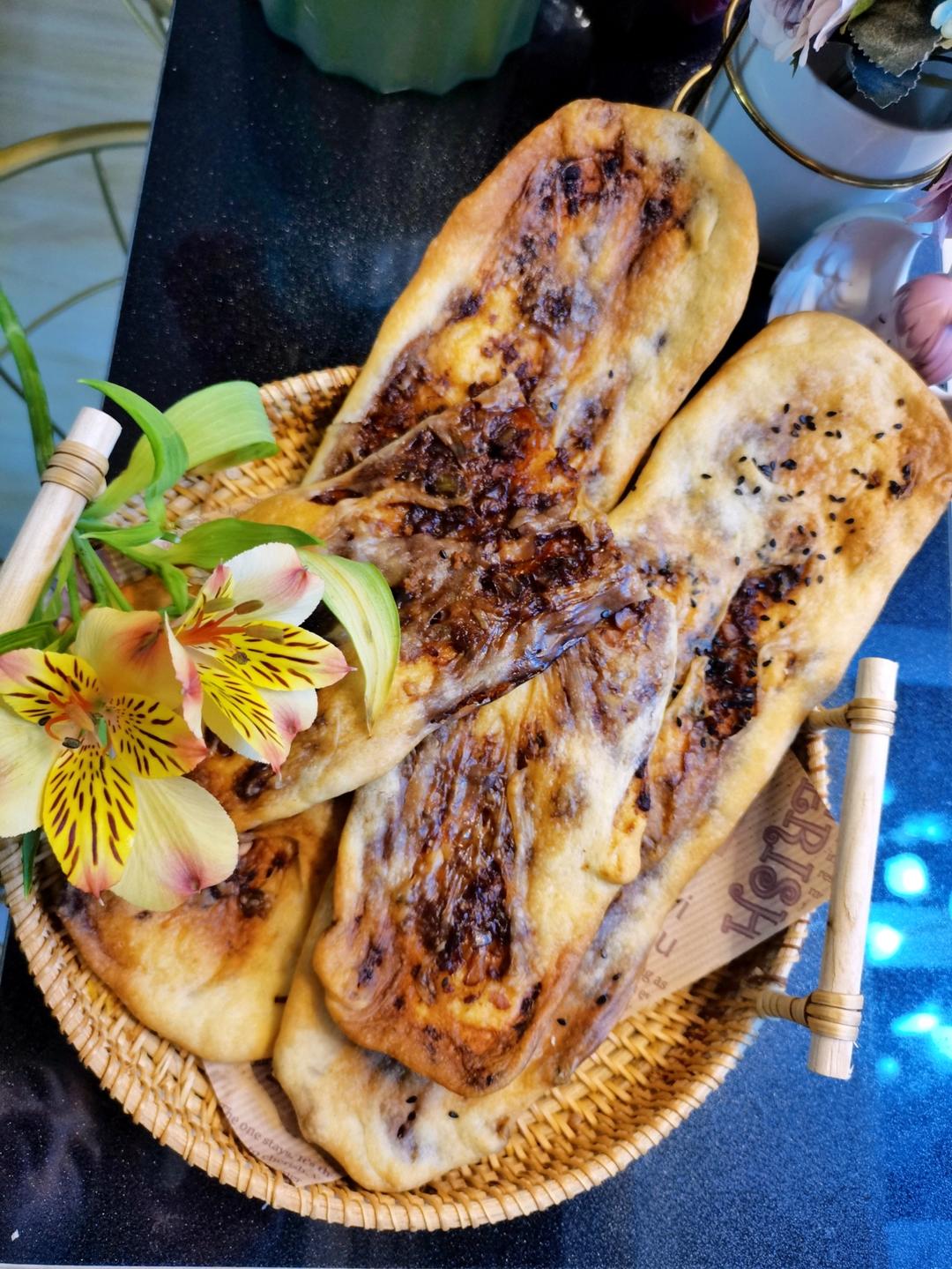烤箱版鲜肉锅盔