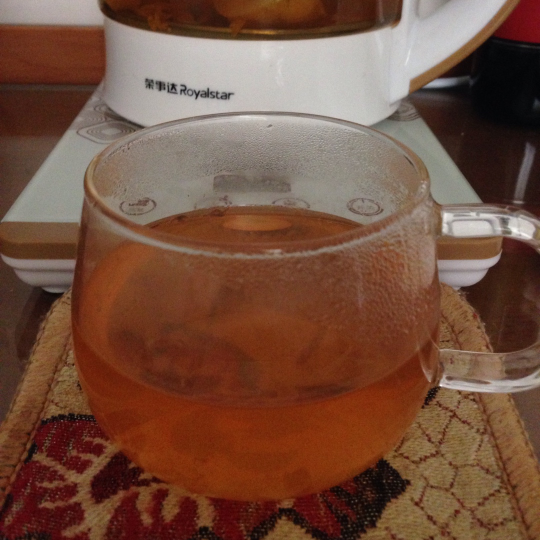 雪梨菊花茶