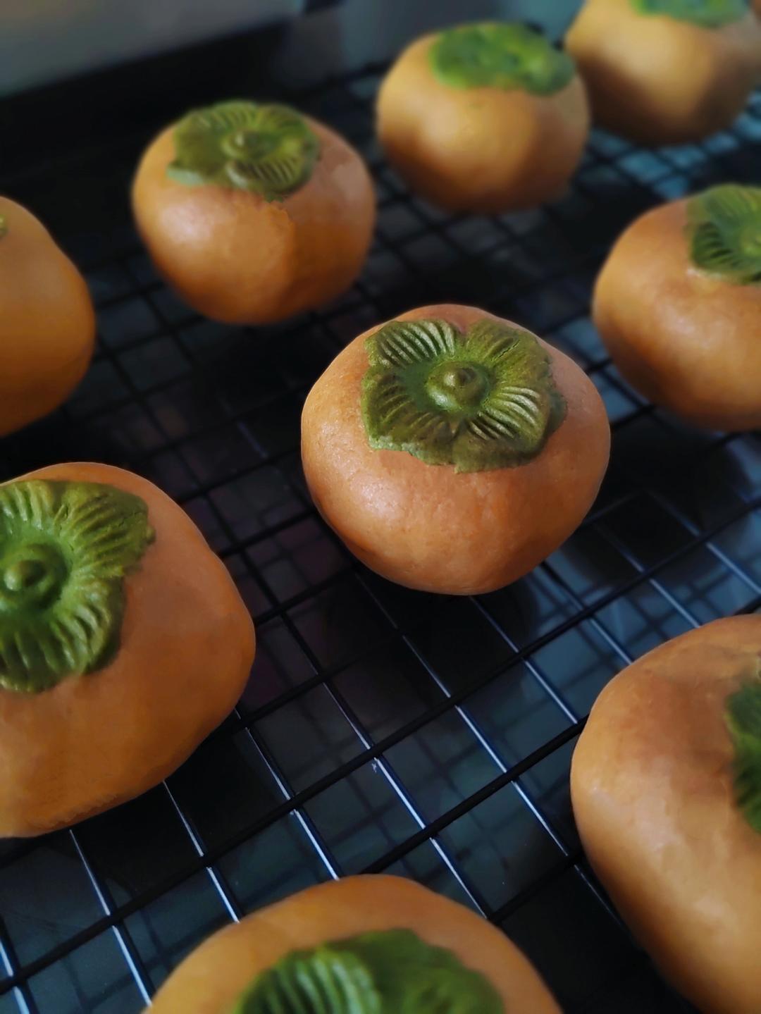 全网独家（原创）柿柿如意—广式金沙奶黄月饼（内附视频做法）