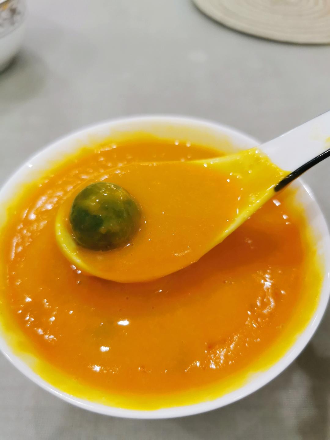 正经的韩式南瓜羹