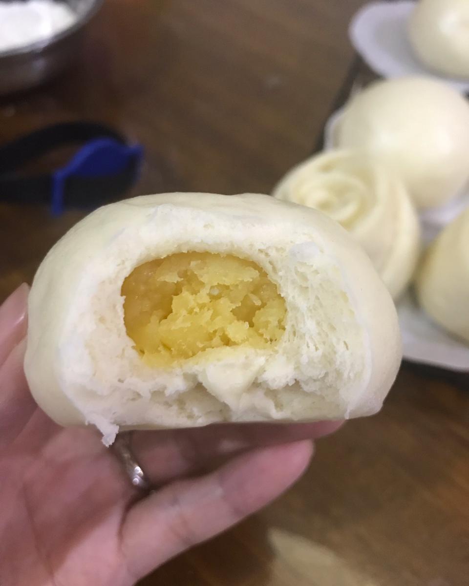 奶黄馅儿和奶黄包