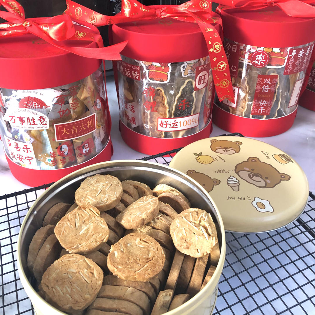 咖啡杏仁曲奇饼干