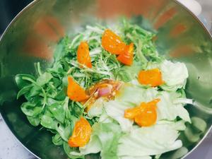 最适合秋日减肥的晚餐——柿子温泉蛋沙拉的做法 步骤7