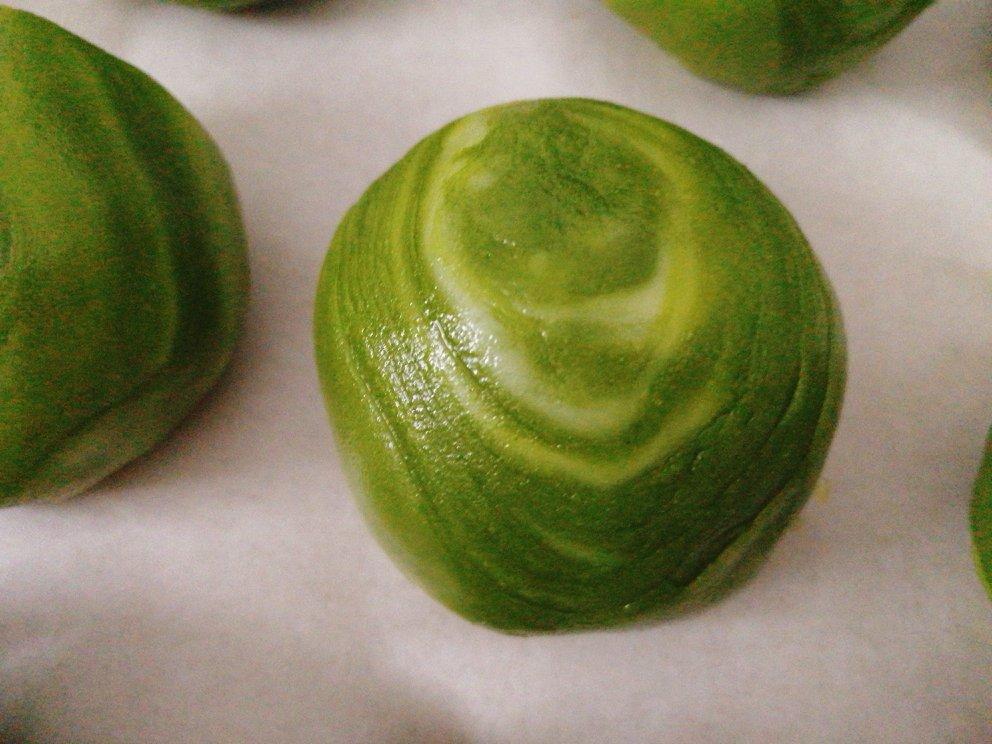 蛋黄酥~紫薯、抹茶、原味~花好月圆，中秋快乐~内附一次做六色蛋黄酥方法~