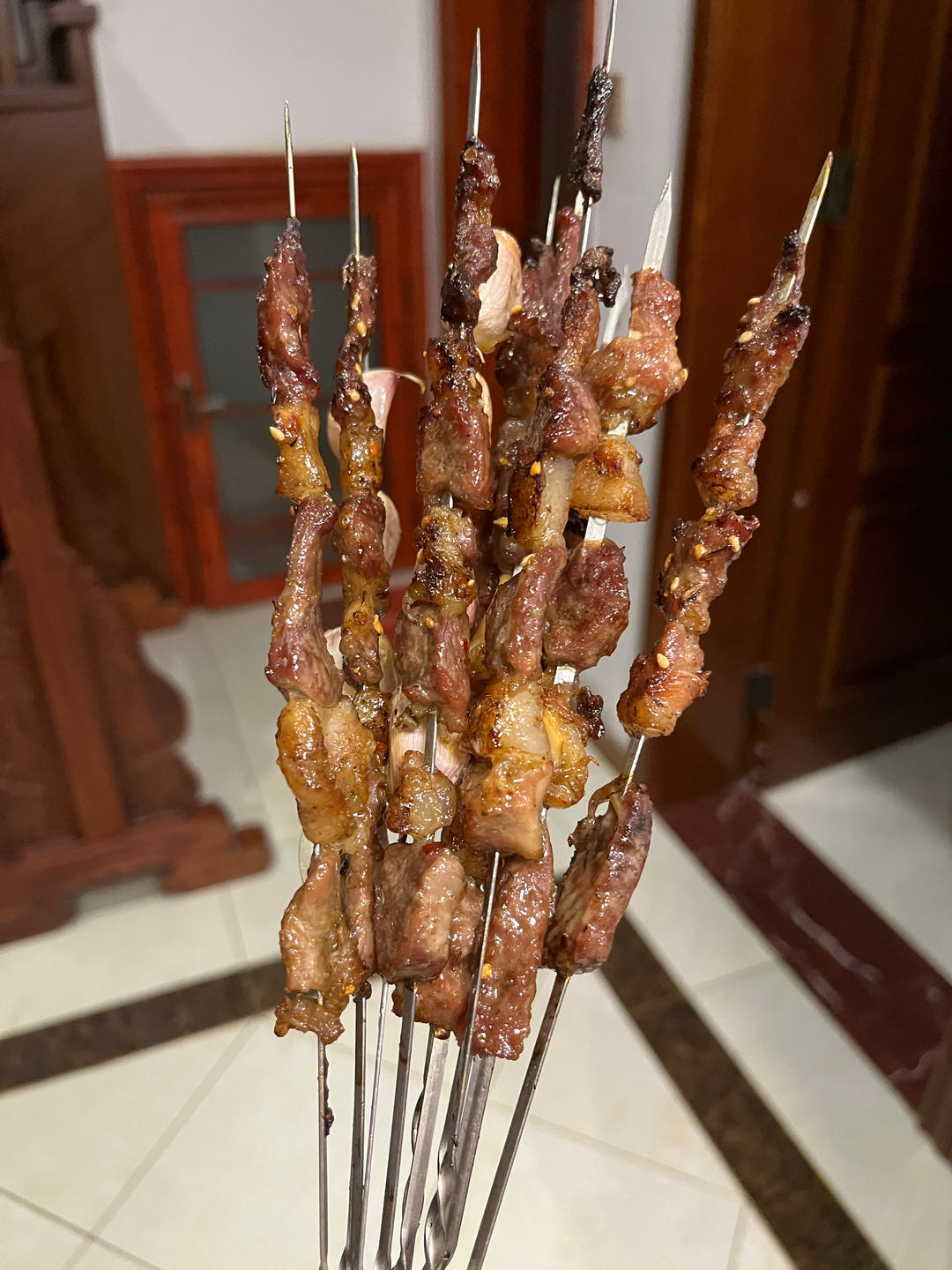 烤箱版羊肉串