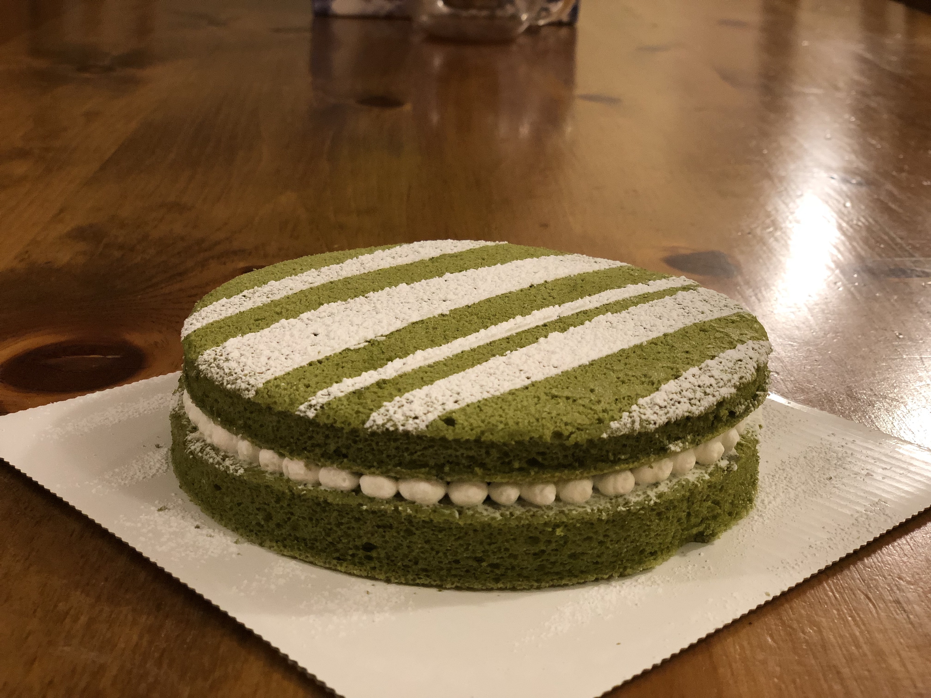 绿茶蛋糕的做法