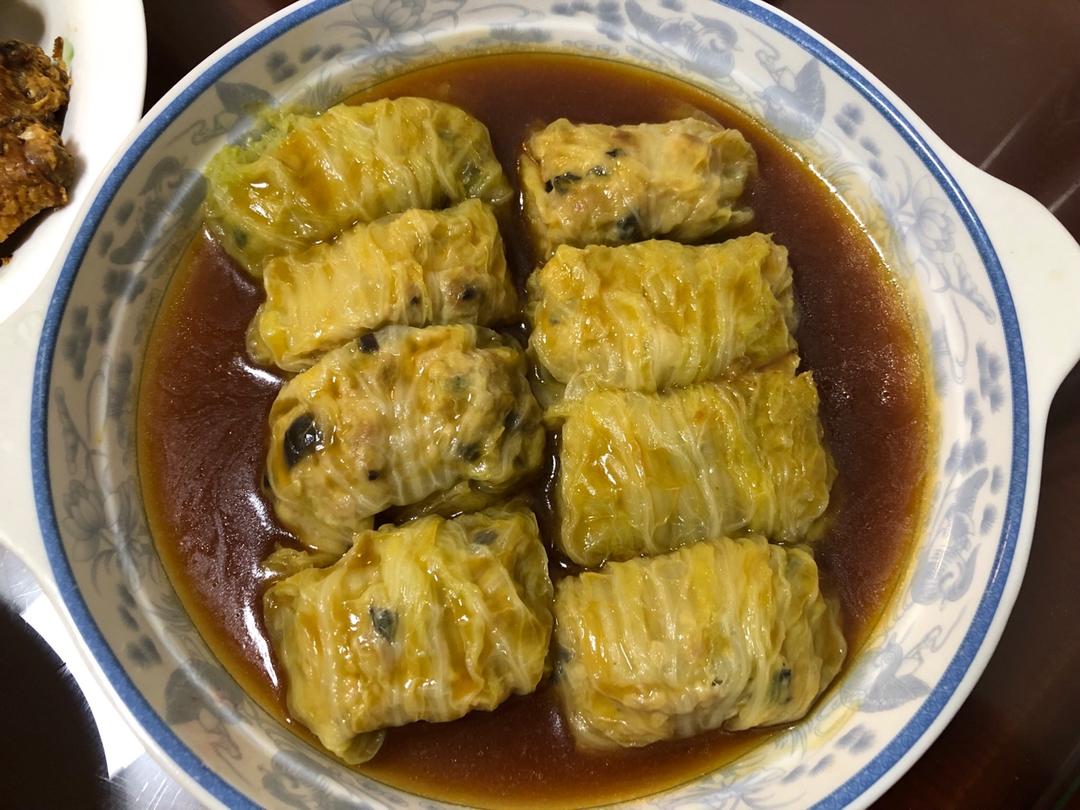 肉酿白菜卷