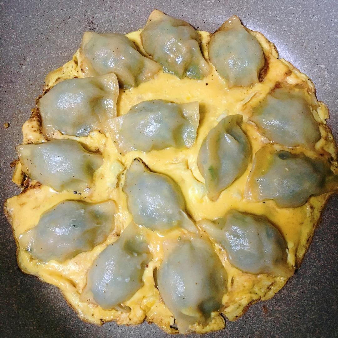 懒人快手抱蛋煎饺