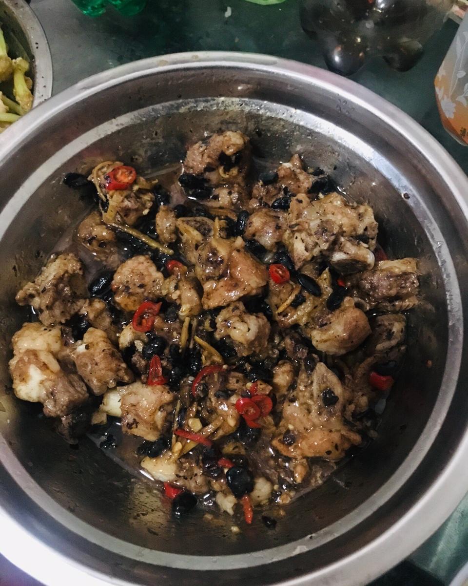 豆豉蒸排骨
