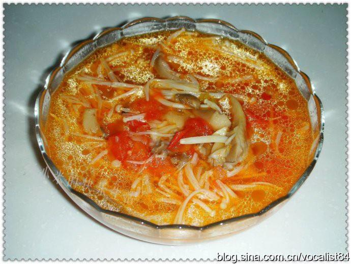 番茄蘑菇汤的做法