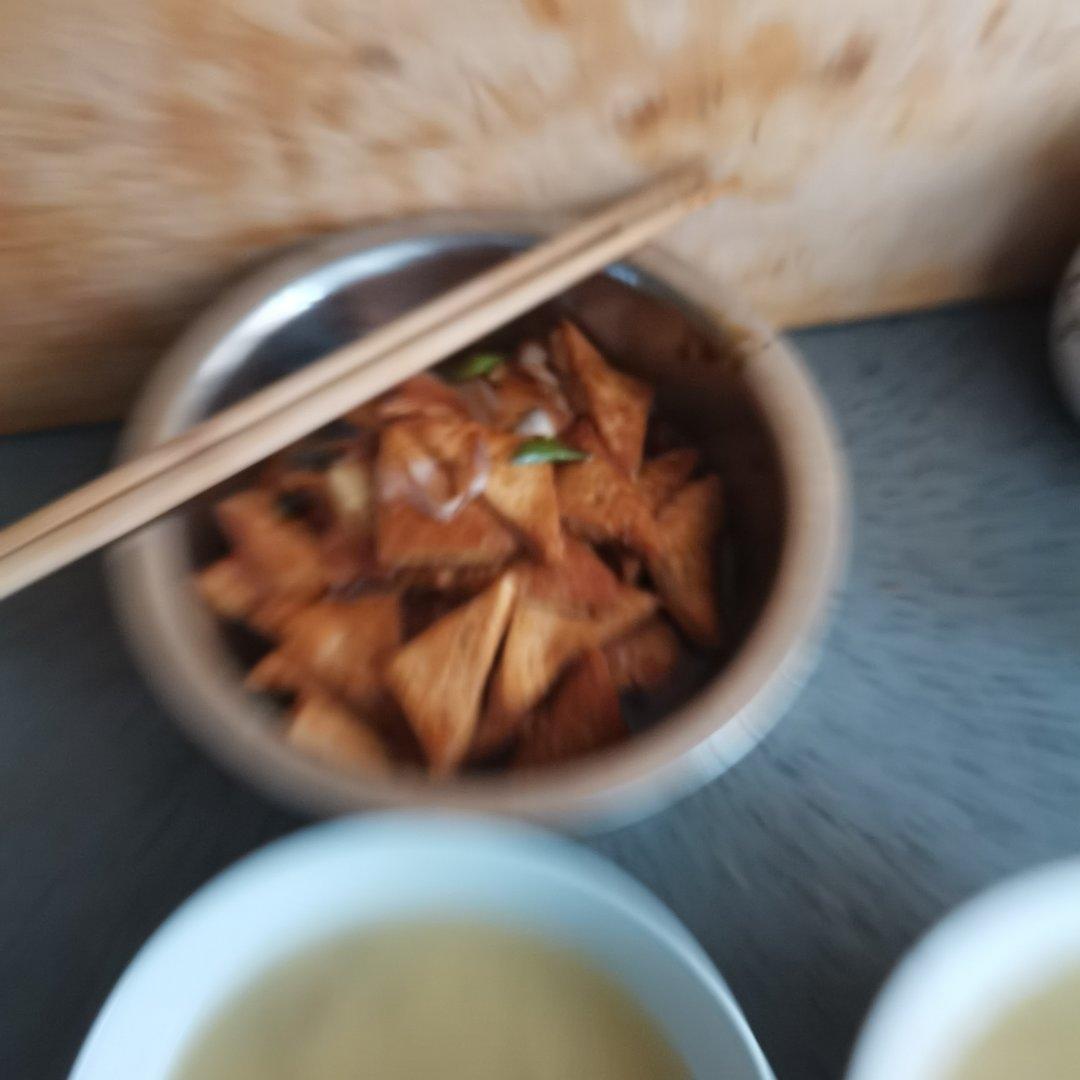 葱烧豆腐