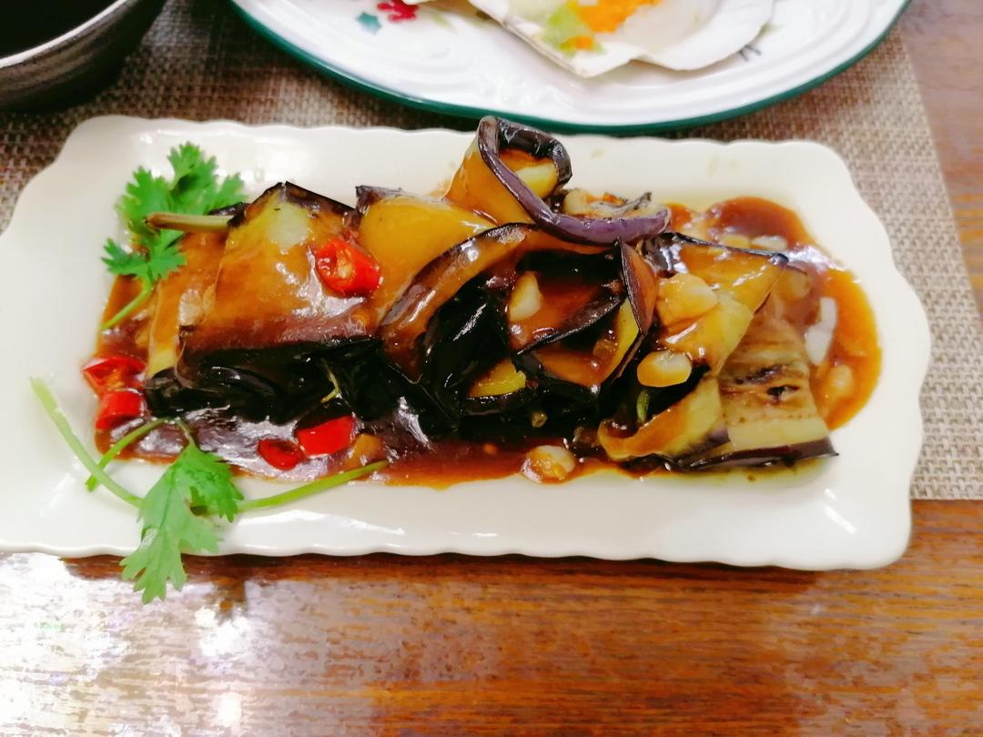 九层塔煎茄子