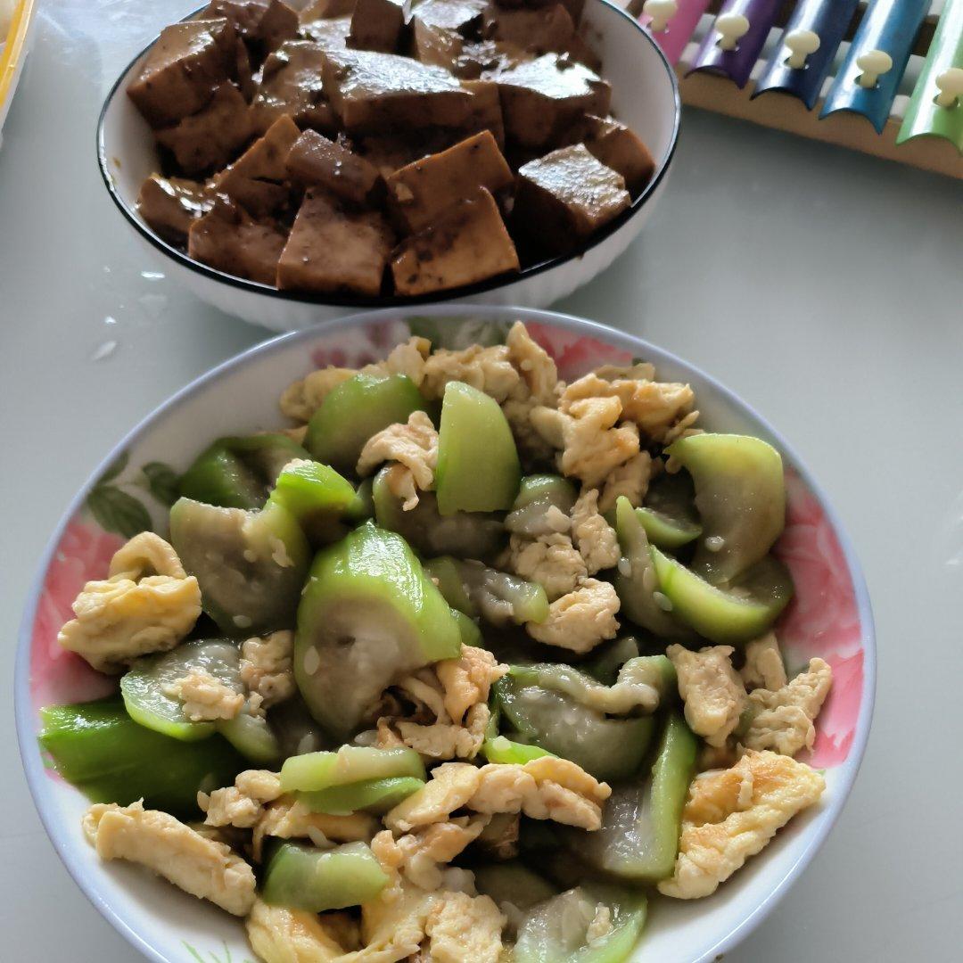 丝瓜炒蛋