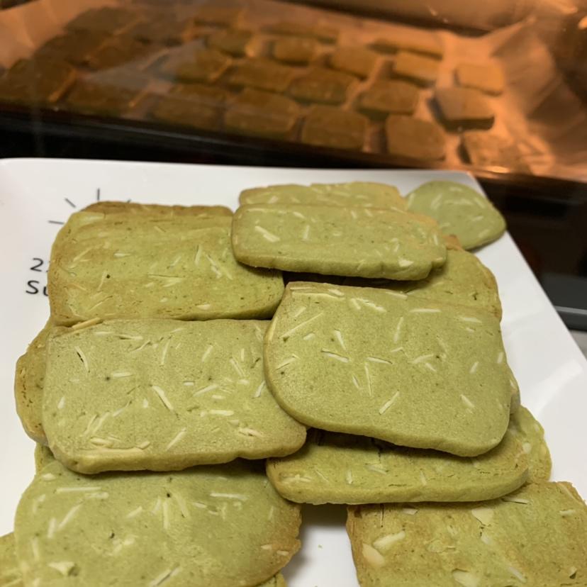 抹茶杏仁曲奇（超快手）