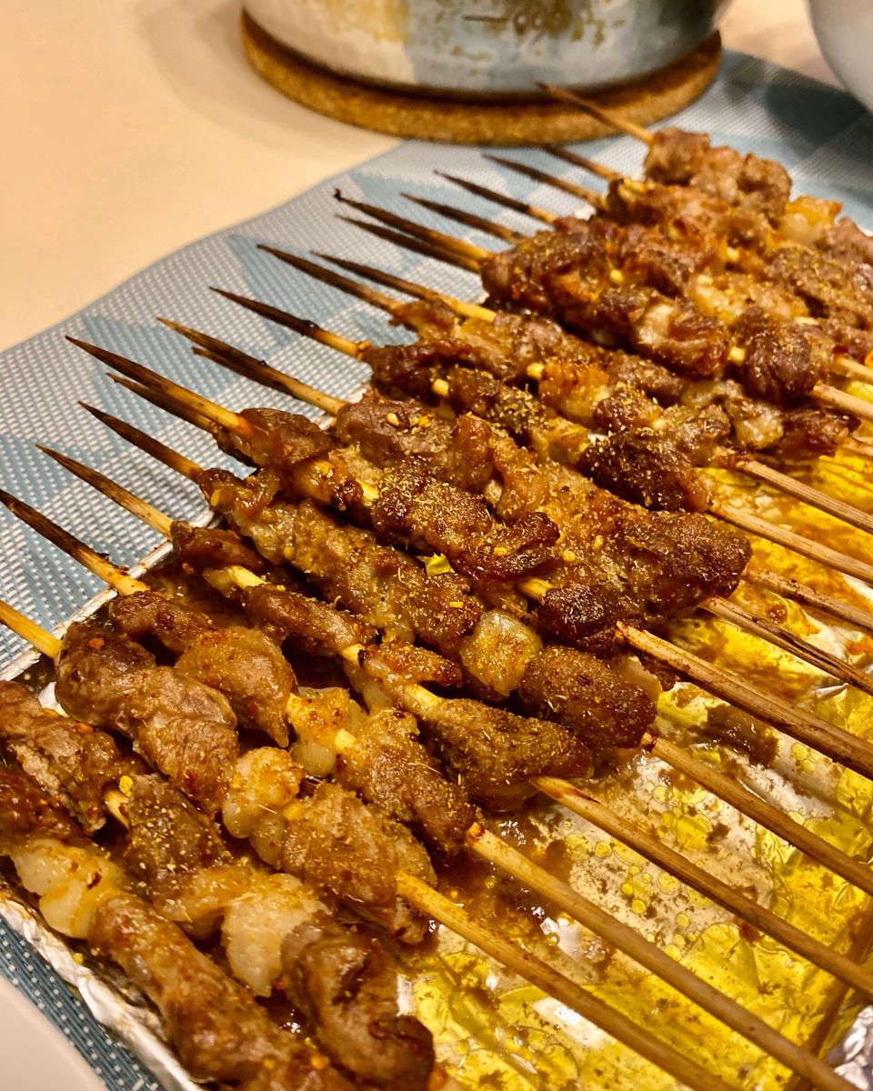 烤箱版羊肉串