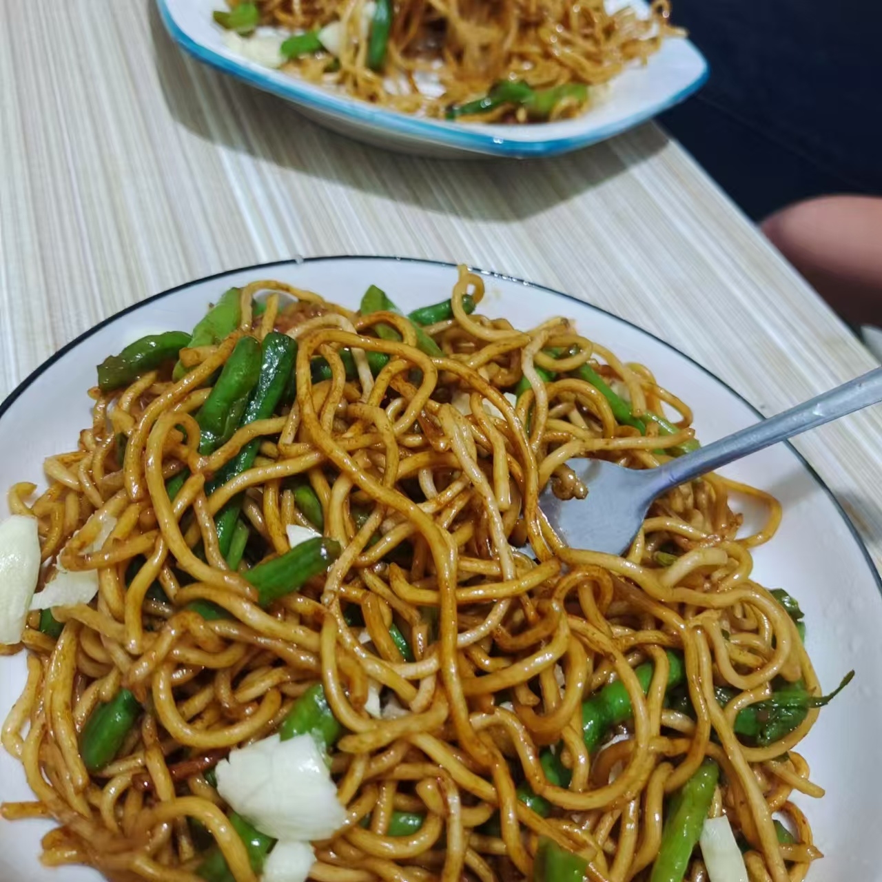 地道老北京扁豆焖面 豆角焖面 太好吃小心吃撑哦