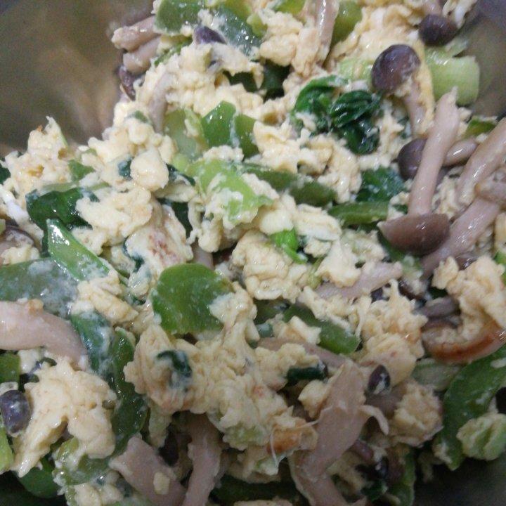 蟹味菇滑蛋