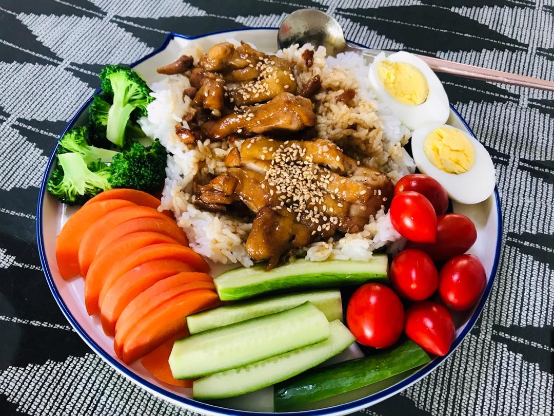 照烧鸡扒饭