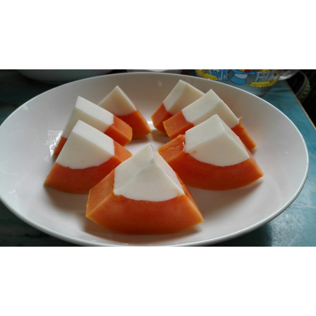 木瓜椰奶冻