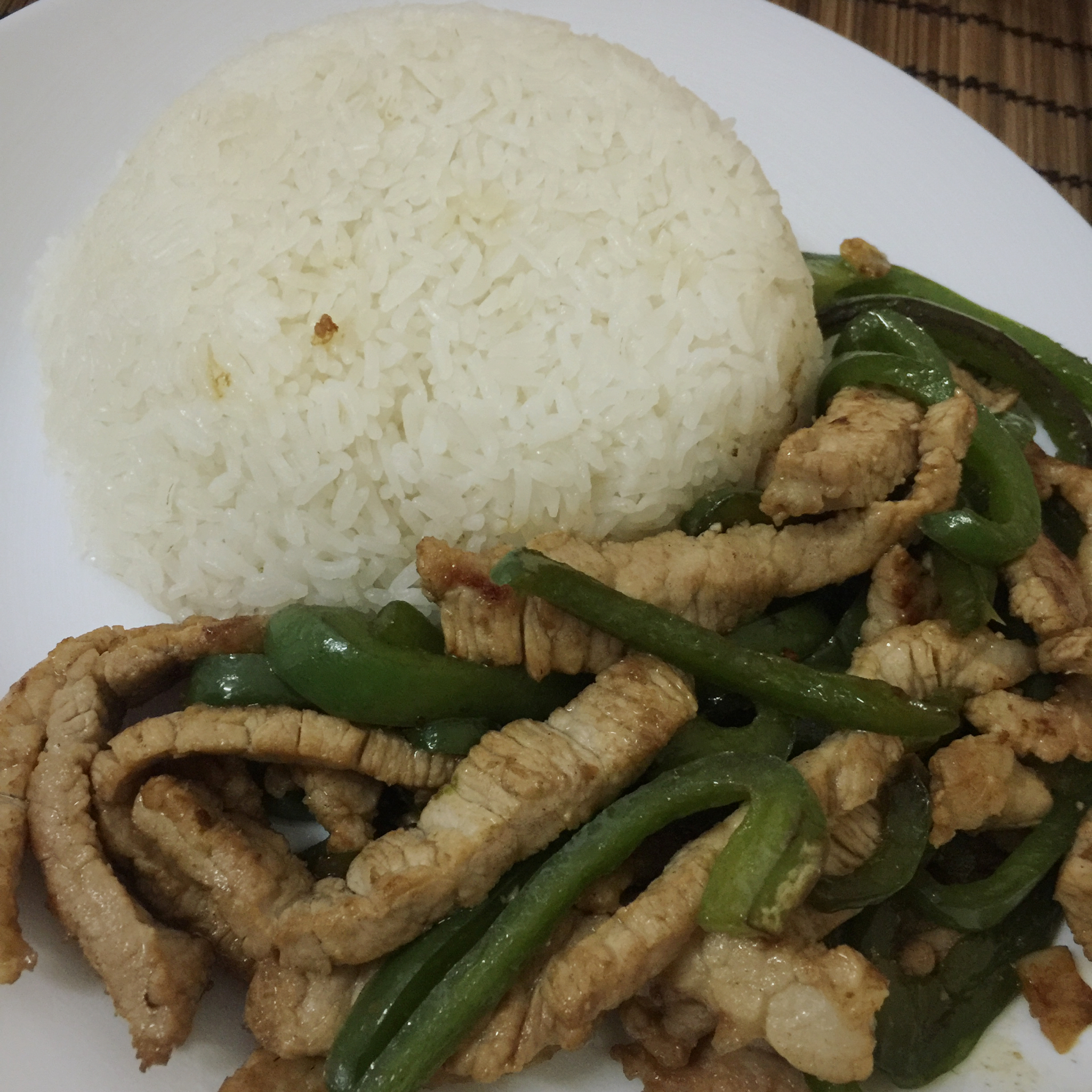 青椒炒肉