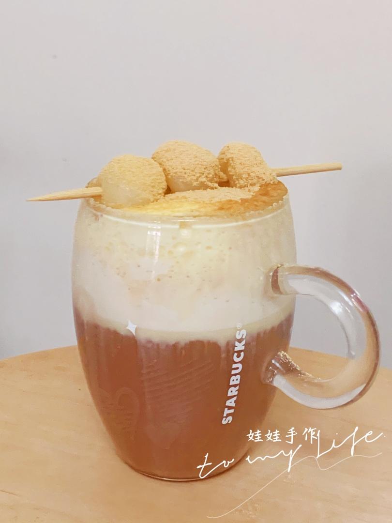 《Tinrry+》半仙豆夫喜茶的热销款奶茶在家自己做！小丸子豆乳奶盖茶