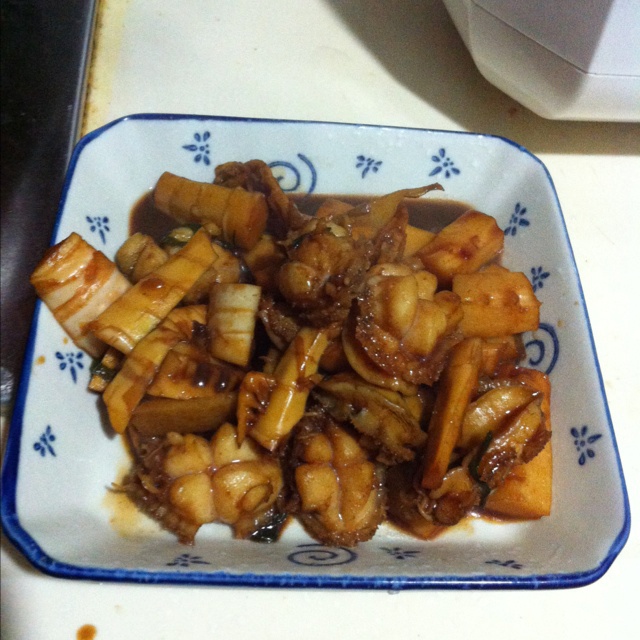 油焖春笋小鲍鱼