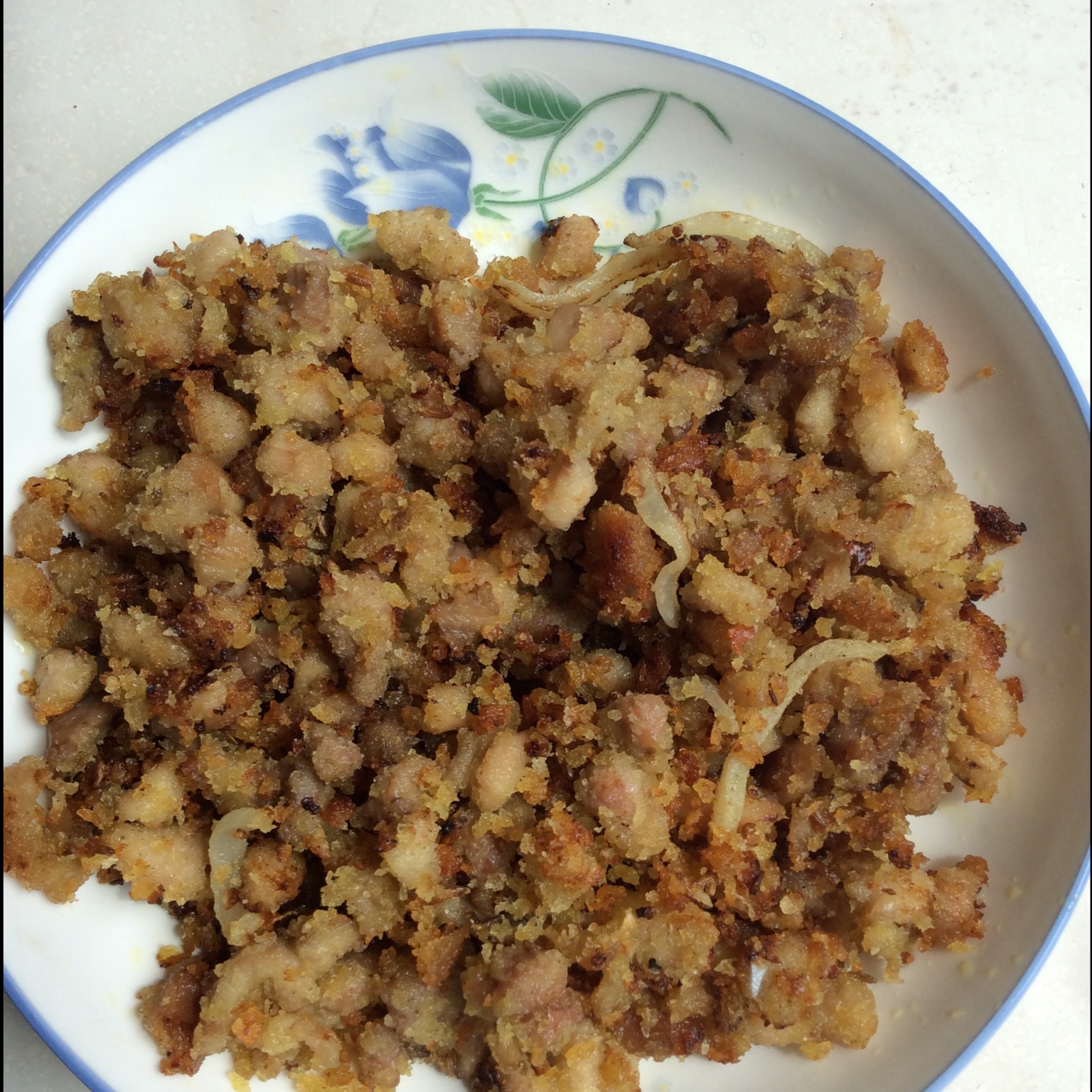 孜然鸡肉粒