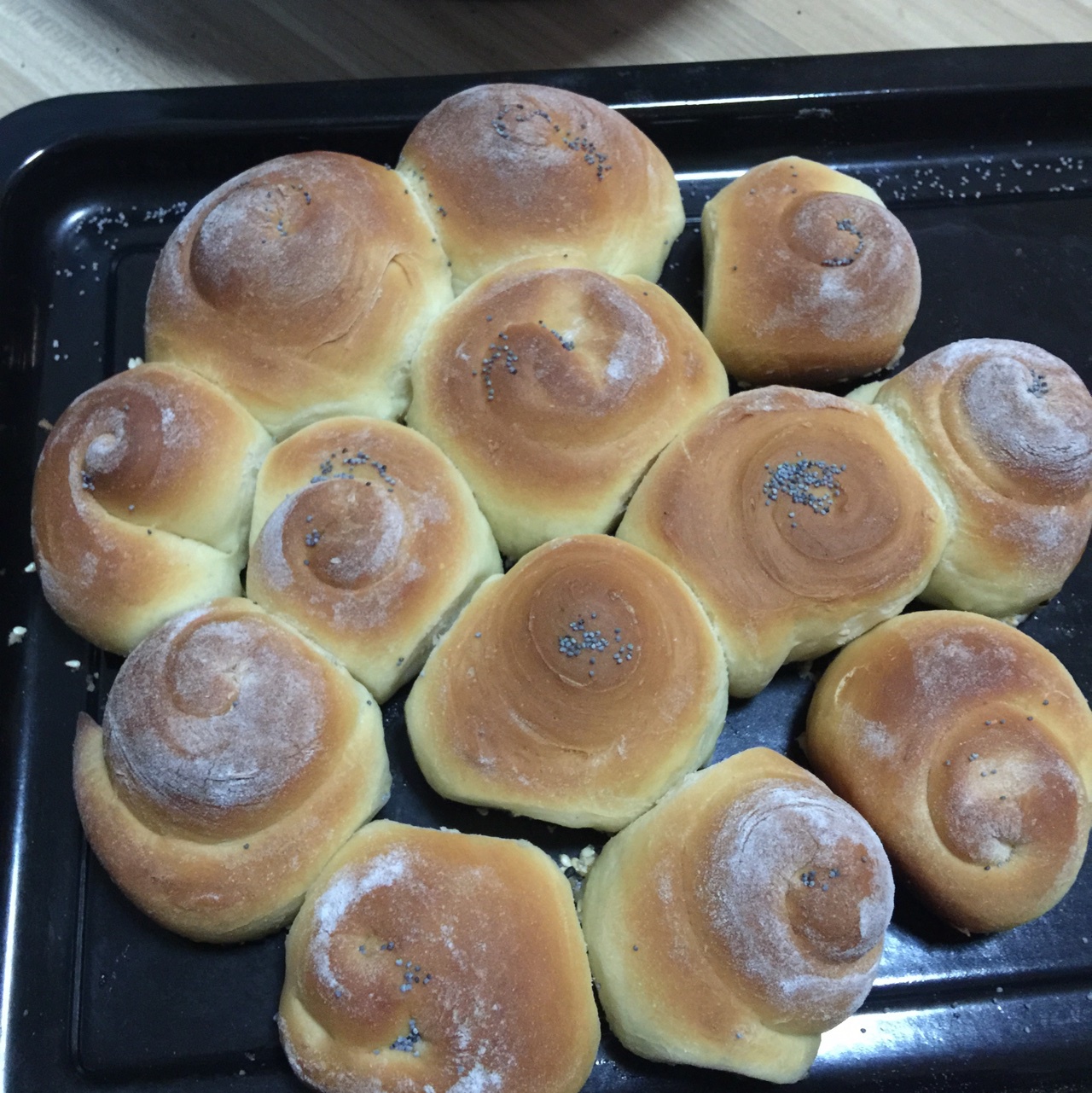 脆底蜂蜜小面包