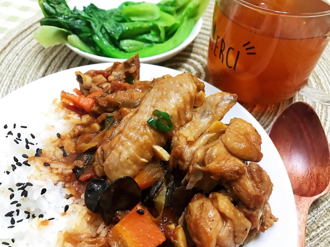 家常焖鸡肉