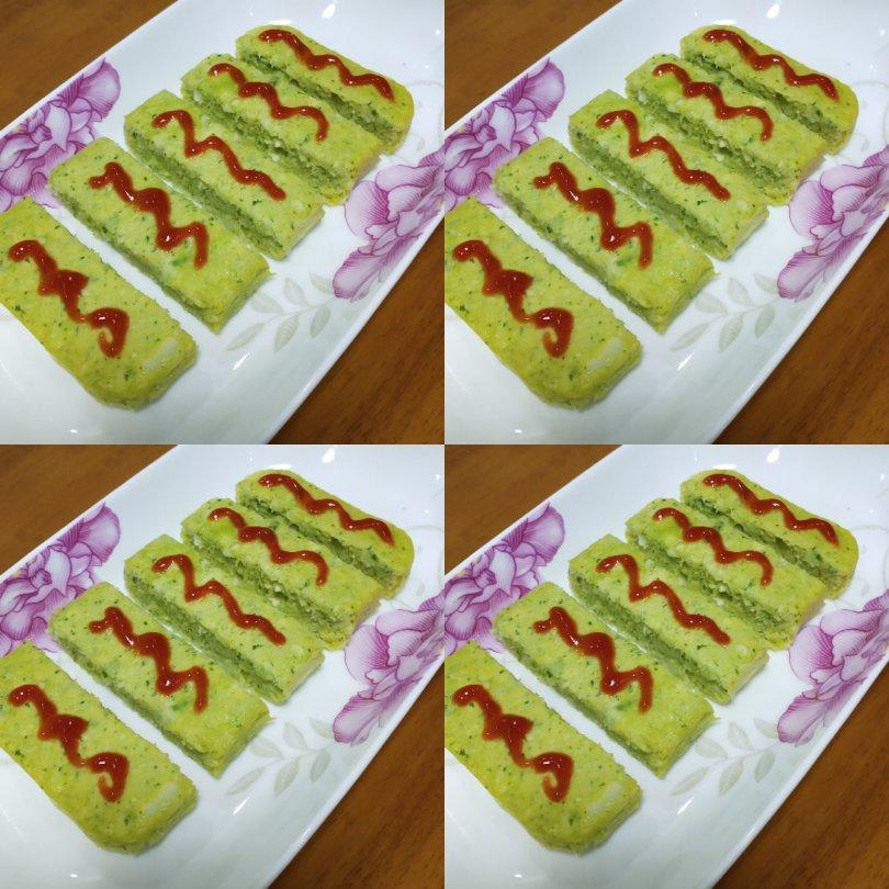 黄瓜山药蒸糕