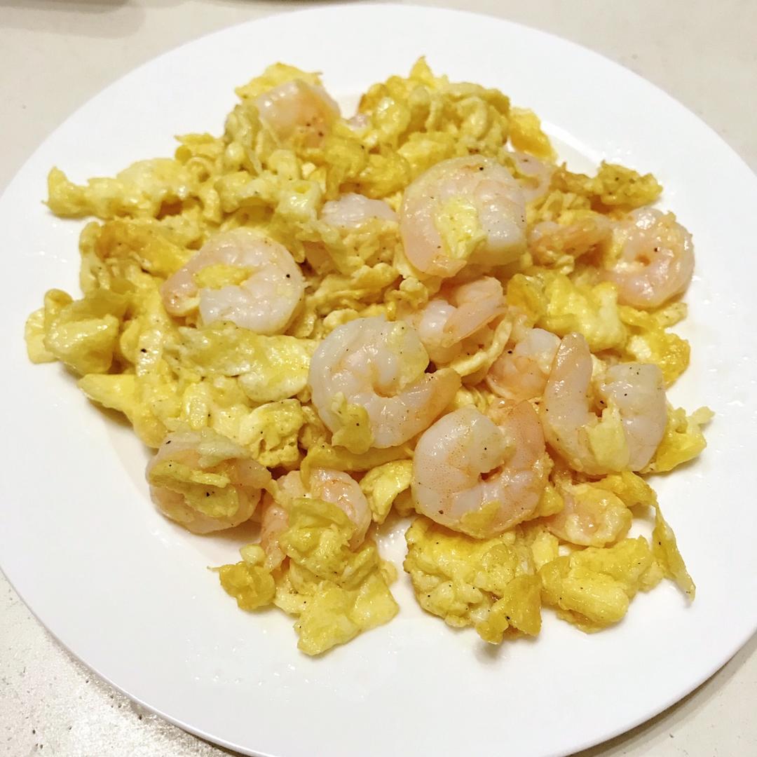 鲜香嫩滑的 虾仁滑蛋