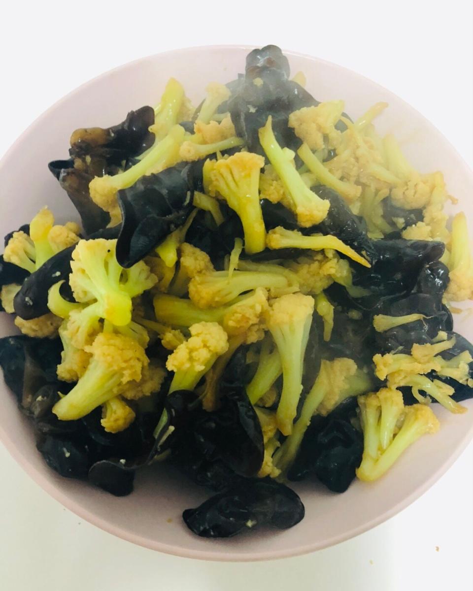 花菜炒木耳