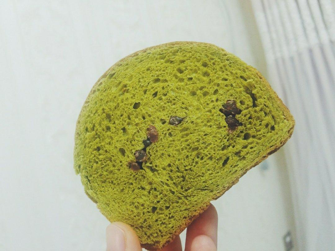 抹茶蜜豆吐司
