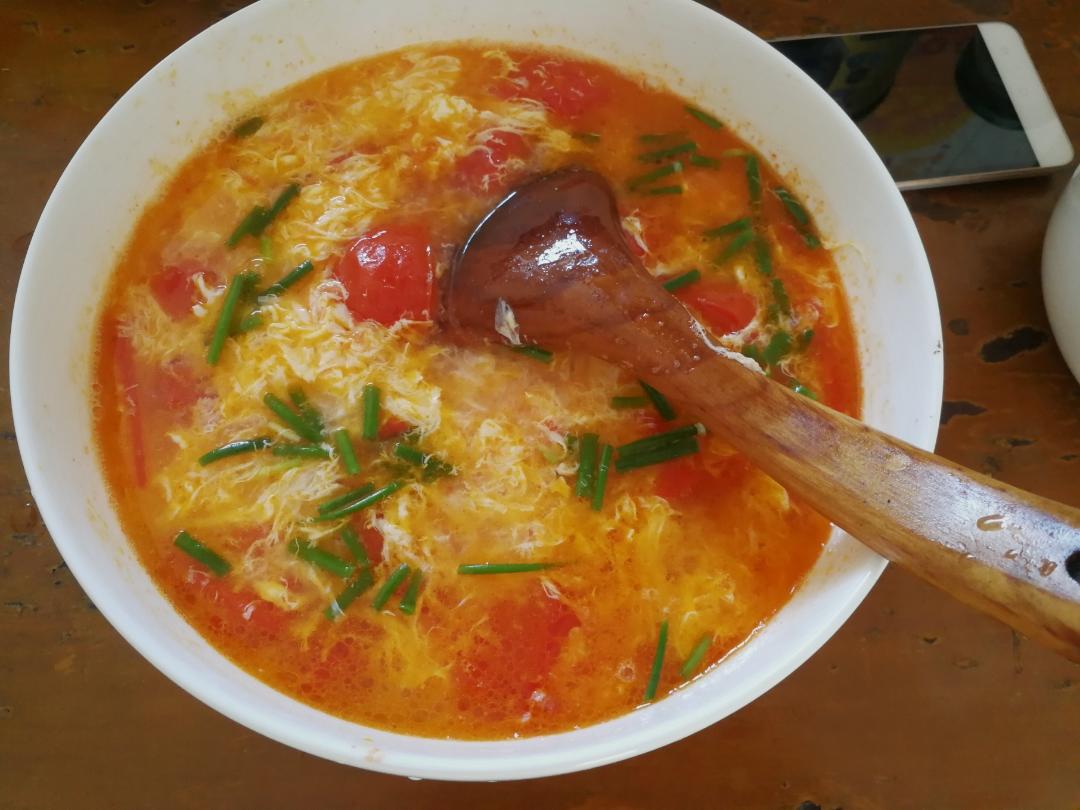 好喝到爆的西红柿鸡蛋汤