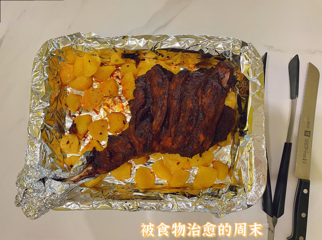 超好吃的烤羊排烤箱版