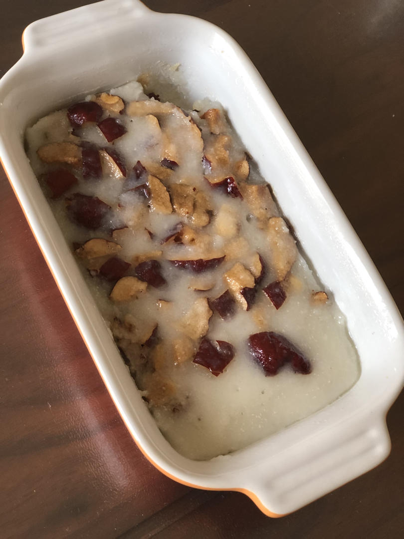 红枣紫薯切糕