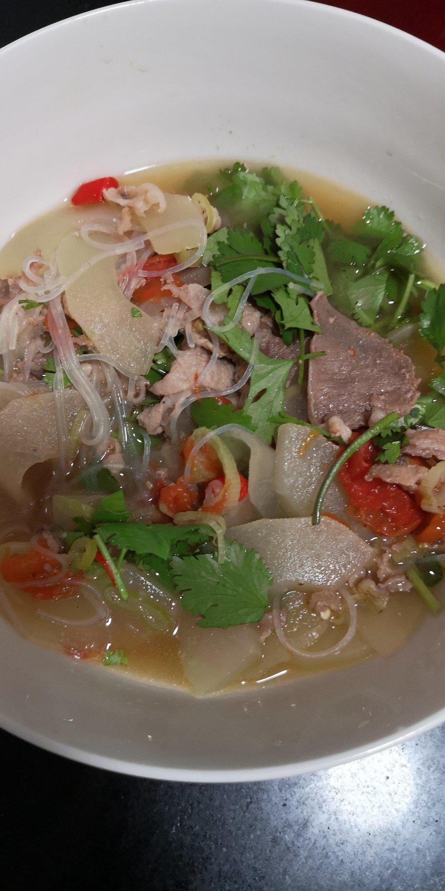 老黄瓜羊肉粉丝汤