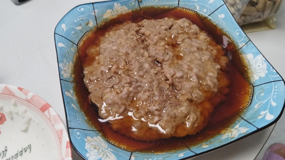 孩子爱吃的蒸肉饼