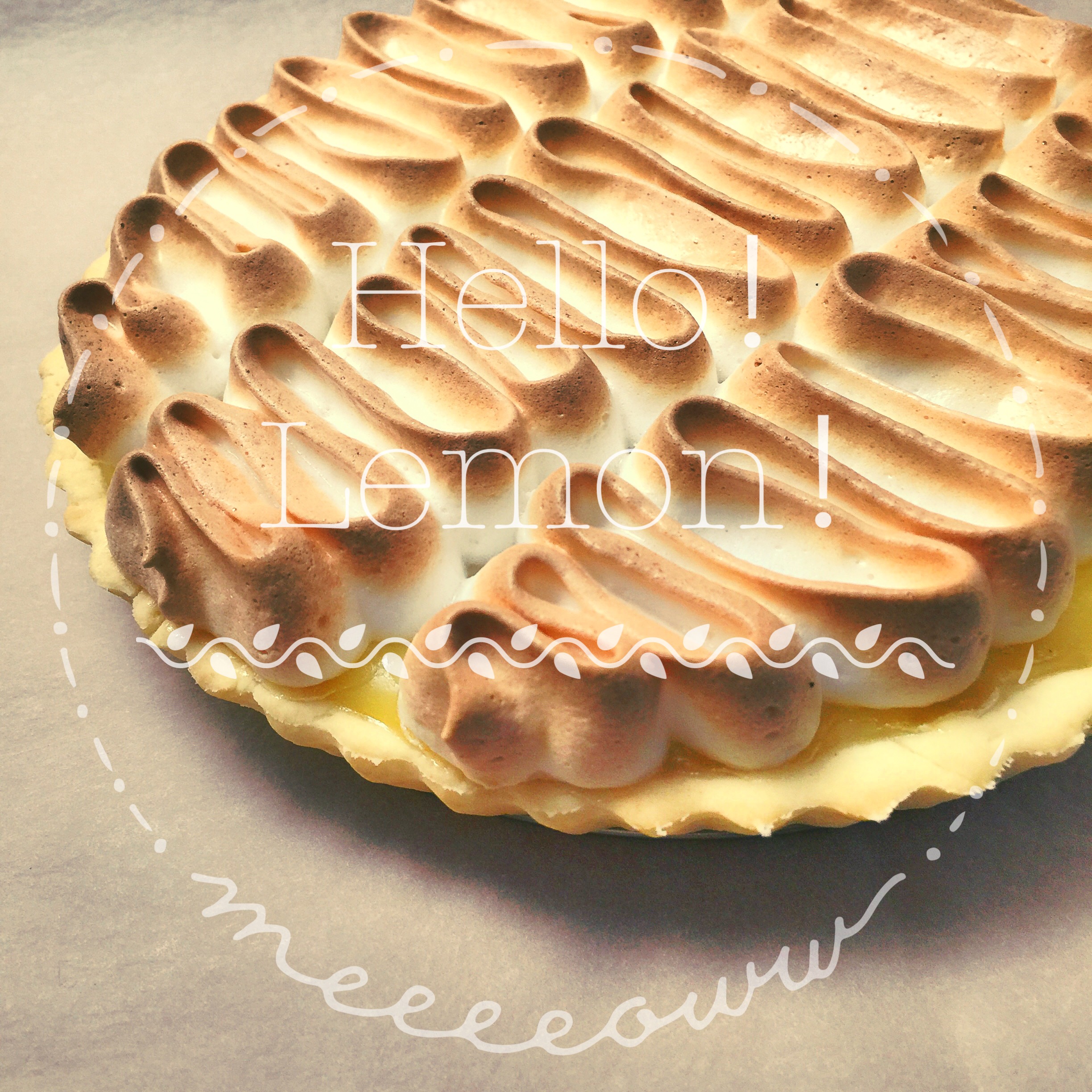 吖麦吖做的两人份蛋白霜柠檬塔(简易版)