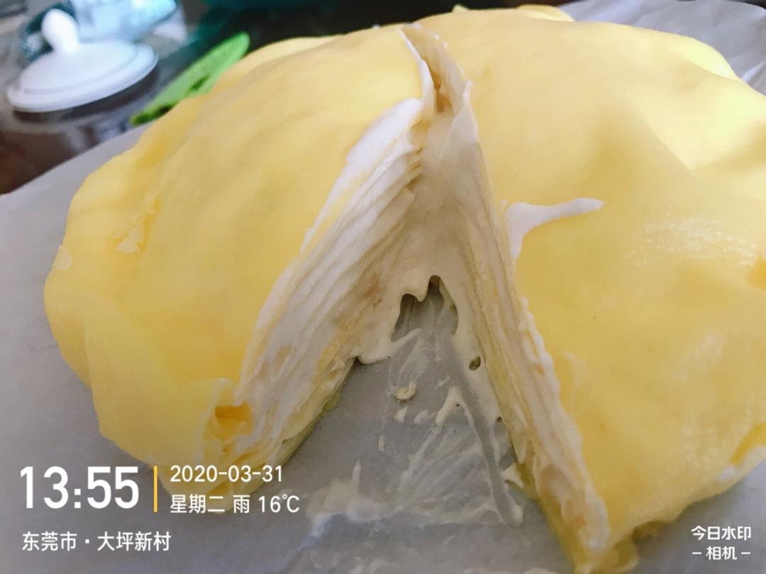 榴莲千层（超软糯蛋皮配方٩( ᐛ )و