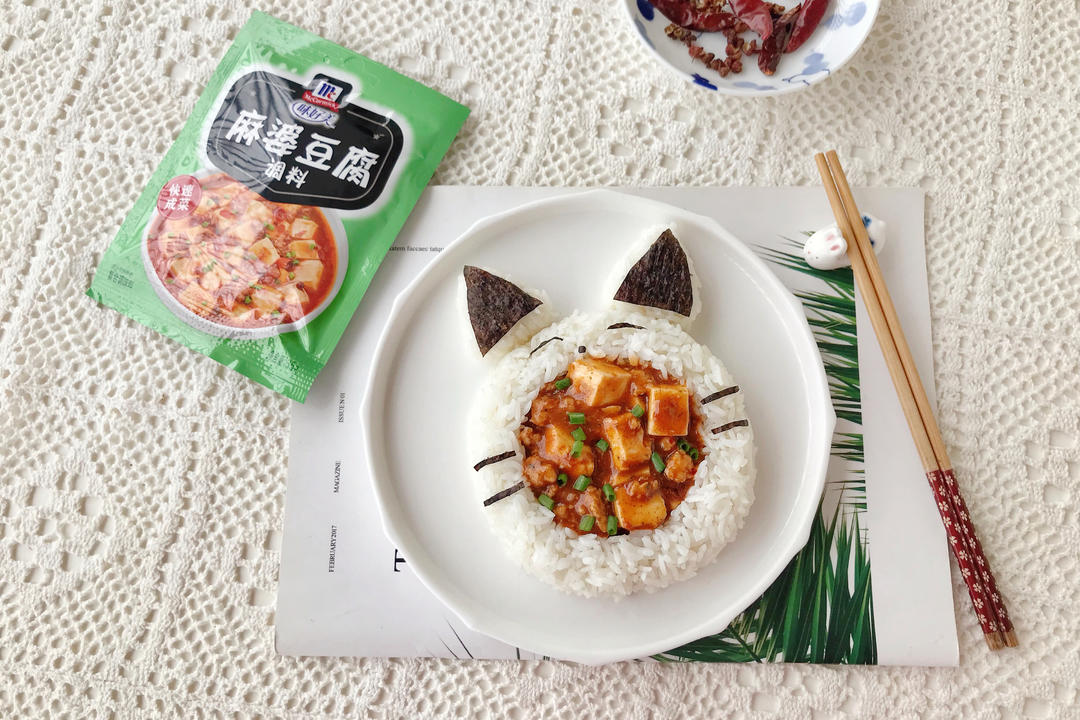 麻婆豆腐盖浇饭