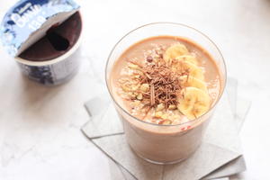 巧克力香蕉燕麦粥&手冲咖啡的做法 步骤8