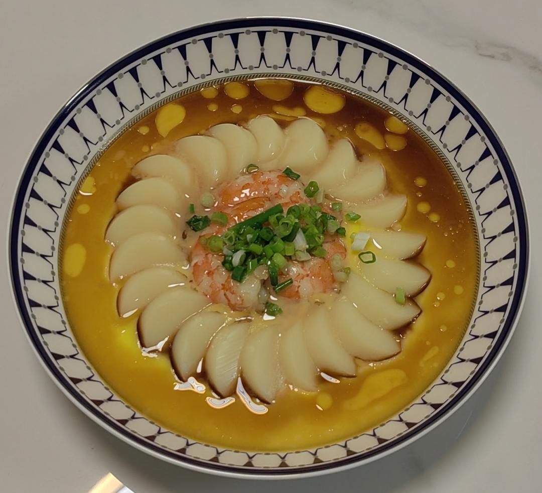 虾仁玉子豆腐蒸蛋/“蒸蒸日上”的年夜饭快手菜