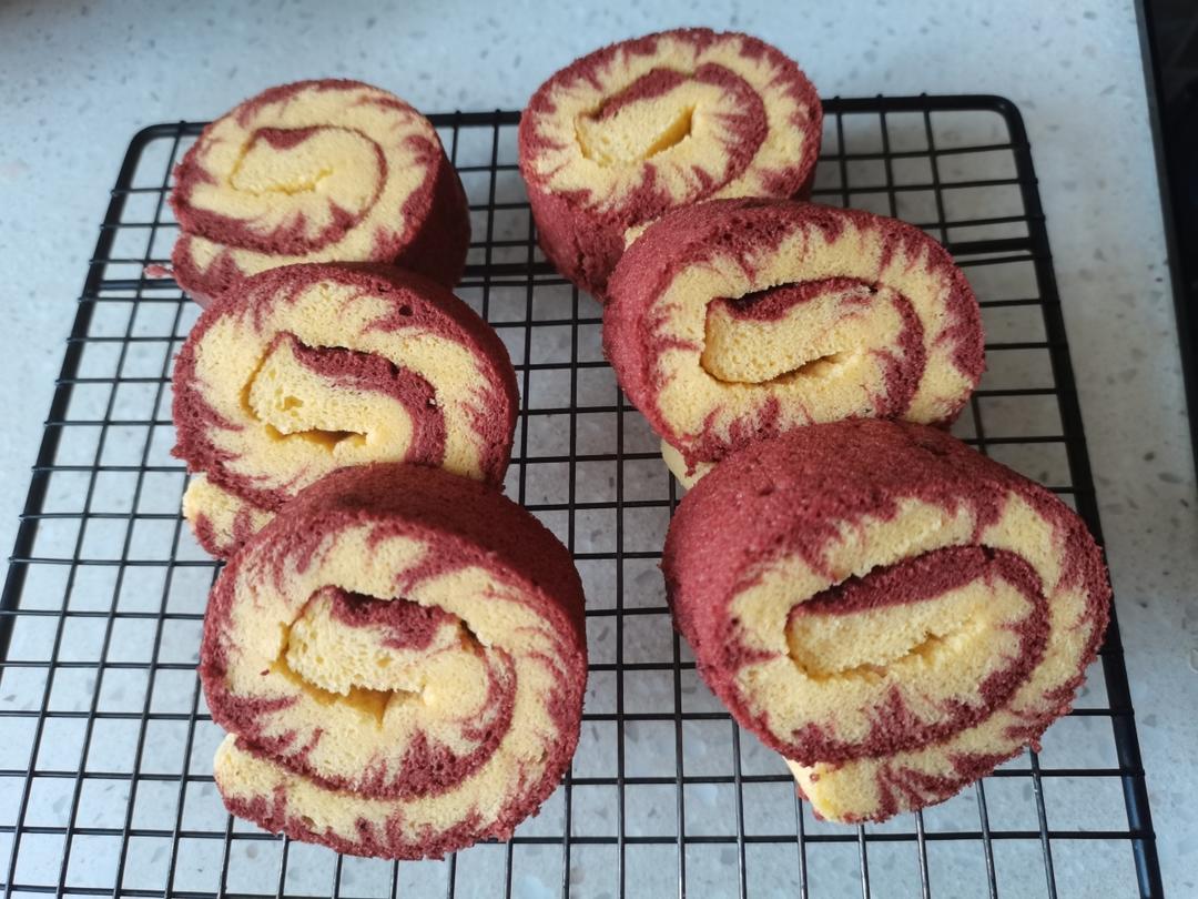 巨柔软又好吃❗️红丝绒旋风蛋糕卷✔️