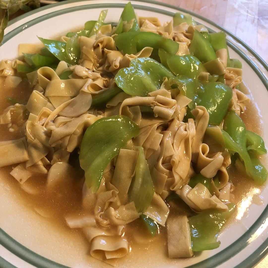 青椒豆皮