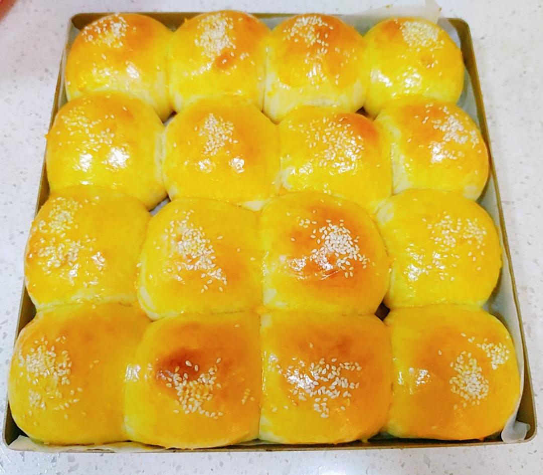 奶黄小餐包-一次发酵超好吃（附快手奶黄馅制作方法）