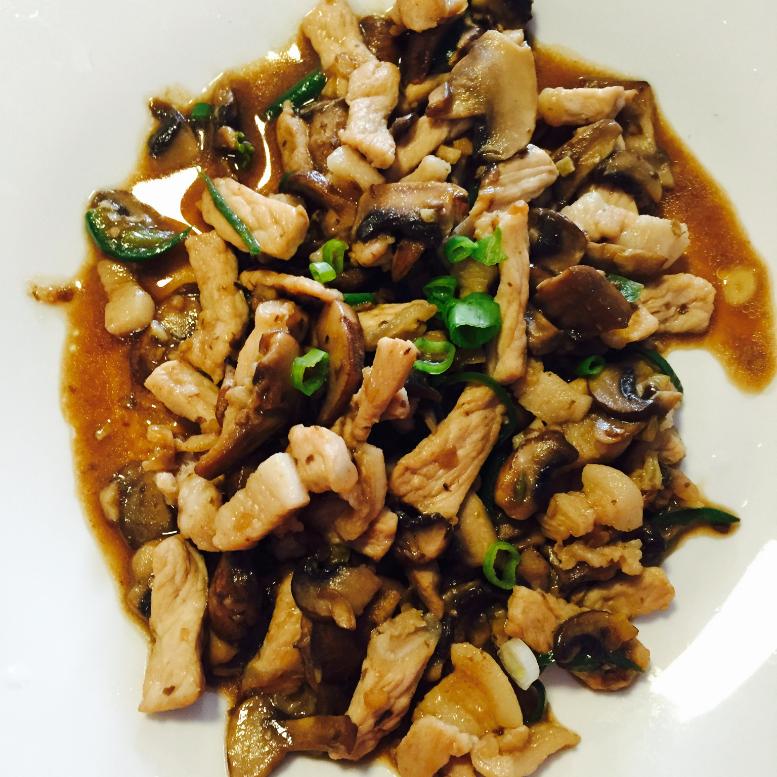 香菇炒肉